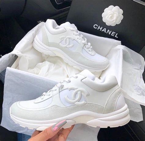 chanel white sneakers 2017|Chanel sneakers official.